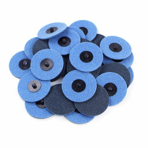 Stark 3 Medium Roloc Sanding Disc Surface Conditioning Quick Change Disc 25 Pack Non-Woven Red-Medium